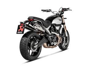 S-D11SO4-HBFGT |AKRAPOVIC | Ducati Scrambler 1100 2018 -2020 Slip-On Line (Titanium)