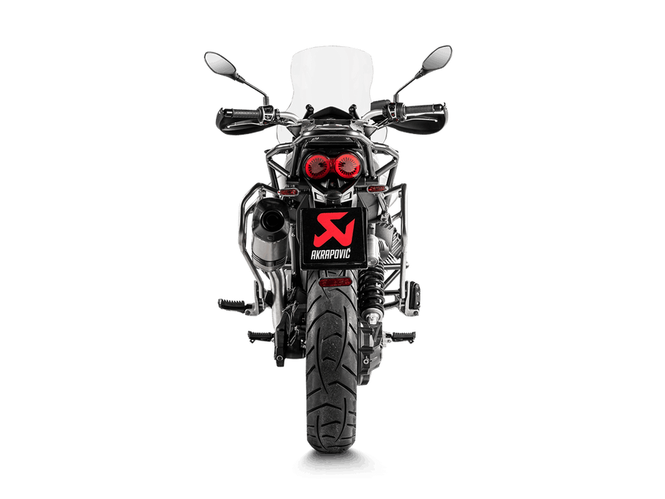 S-MG8SO1-HFTT| AKRAPOVIC | Moto Guzzi V85 TT 2019 -2020 Slip-On Line (Titanium)