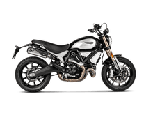 S-D11SO4-HBFGT |AKRAPOVIC | Ducati Scrambler 1100 2018 -2020 Slip-On Line (Titanium)