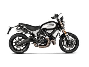 S-D11SO4-HBFGT |AKRAPOVIC | Ducati Scrambler 1100 2018 -2020 Slip-On Line (Titanium)