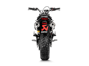S-D11SO4-HBFGT |AKRAPOVIC | Ducati Scrambler 1100 2018 -2020 Slip-On Line (Titanium)