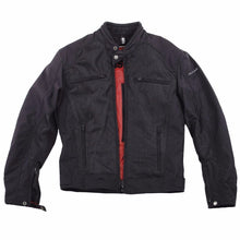 Helstons DISTRICT Men’s black Mesh fabric motorcycle jacket
