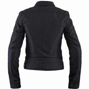 Helstons DISTRICT Women’s black Mesh fabric motorcycle jacket