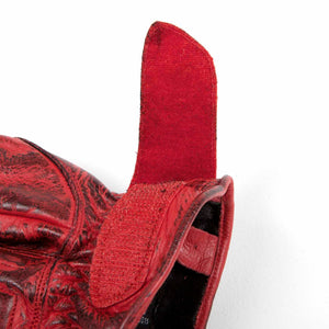 Helstons LIGHTNING Summer Women leather gloves - Red