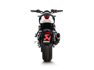 S-T6R1-CQTBL | AKRAPOVIC | Triumph Trident 660 2021-2024 Racing Line Titanium