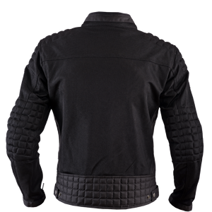 Helstons SONNY Mesh fabric motorcycle Jacket in Black