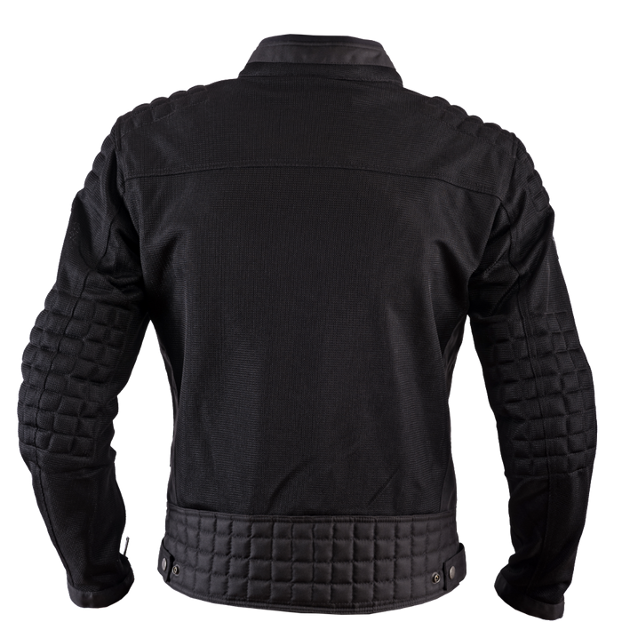 Helstons SONNY Mesh fabric motorcycle Jacket in Black