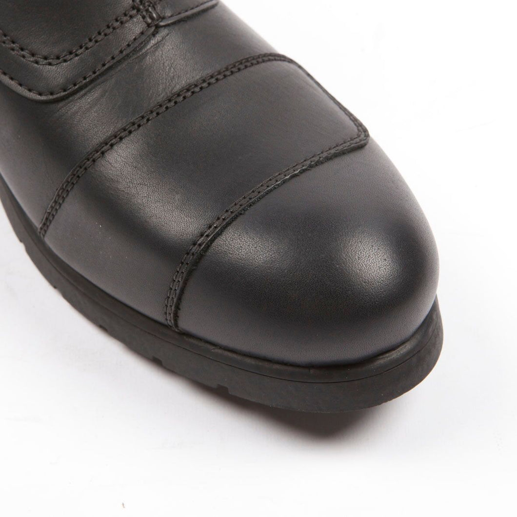 Helstons Trail Black Calfskin motorcycle leather shoes MOTOPOTO LLP