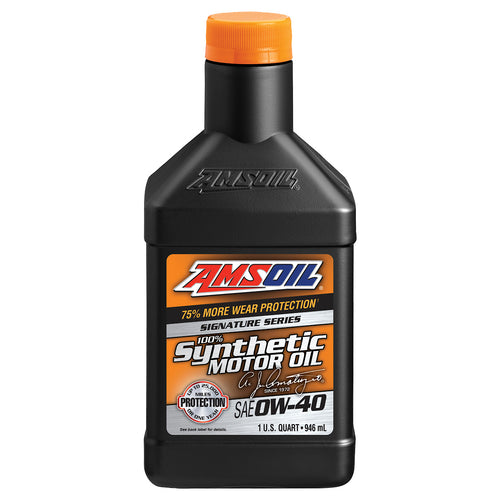 AZFQT-EA | Amsoil | Signature Series 0W-40 Synthetic Motor Oil for Car | MY:0323