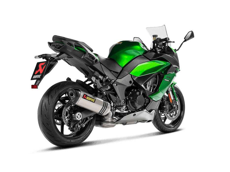 S-K10SO24-HRT | P-KAT-036| Kawasaki Ninja 1000SX 2020 -2024 Slip-On Line (Titanium)
