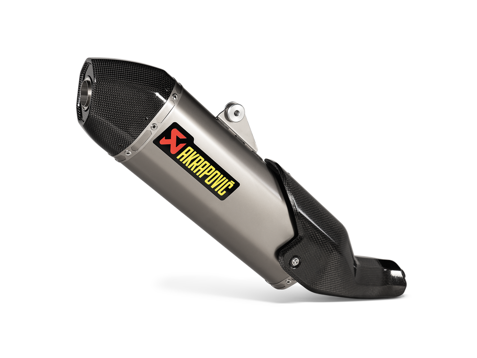 S-D9SO19-HJAT | AKRAPOVIC  | Ducati  DesertX  2022-2024 | Slip-On Line (Titanium)
