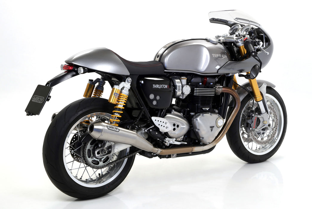 ARROW EXHAUST | TRIUMPH THRUXTON R |  De-Cat Collectors