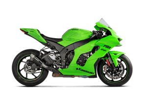 S-K10SO28-ASZTBL | AKRPOVIC | Kawasaki ZX-10R 2021-2024 Slip-On Line (Titanium)