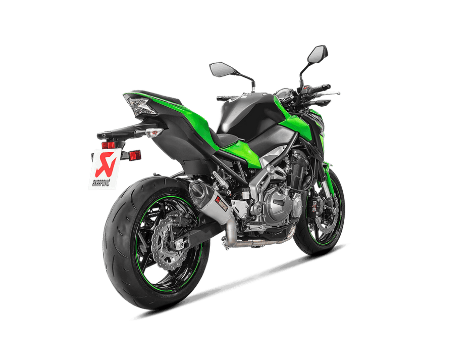 S-K9SO4-ASZT | AKRPOVIC | Kawasaki Z900 2017 -2019 Slip-On Line (Titanium) - Shorty