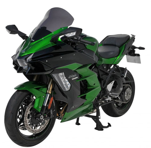 high protection windshield (47cm ) ermax for NINJA H2 SX SE 2018-2021 light black-Ermax