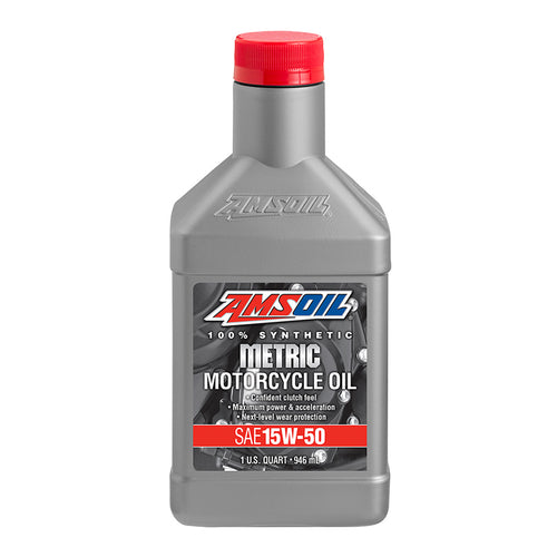 MFFQT-EA | Amsoil | 15W-50 Synthetic Metric Motorcycle Oil | MY:0723