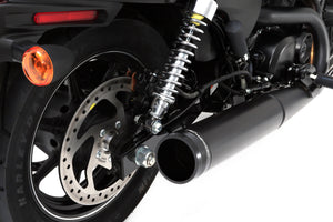 Rinehart Exhaust | Harley Davidson Street 750 / Street Rod Black Slip-on